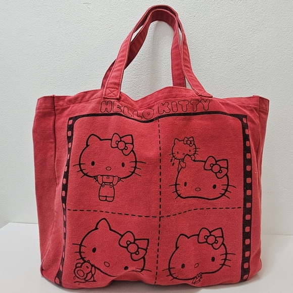 Hello Kitty Red Canvas Tote Bag - Picture 8 of 11